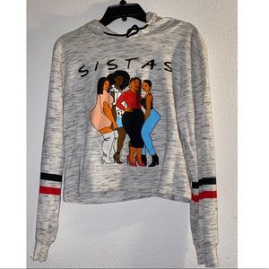 Gray Sistas melanin hoodie